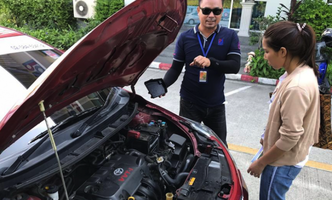 การตรวจเช็คสภาพรถก่อนเดินทาง